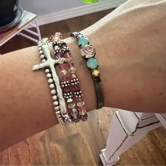 Sorrelli Crystal Cuff Bracelet - Picture 4 of 7